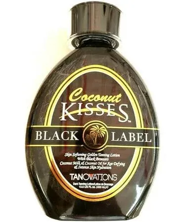 Ed Hardy Tanovations COCONUT KISSES BLACK LABEL Bronzer Tanning Bed Lotion 