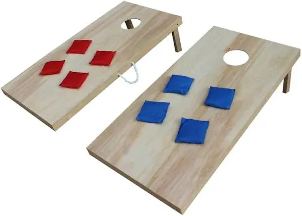 Triumph Sports 2x4 Solid Wood Premium Cornhole Set