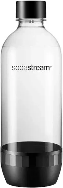 SodaStream Classic Dishwasher Safe 1L Carbonating Bottle (Black)