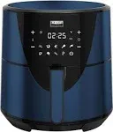 Bella Pro - 8-Qt. Digital Air Fryer - Ink Blue Stainless Steel 90157