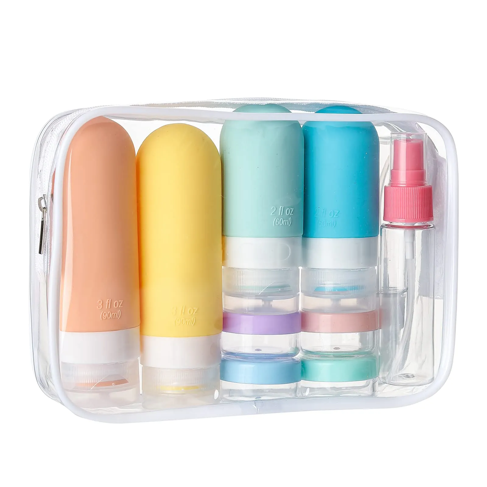 DEPOZA 16 Pack Travel Bottles Set