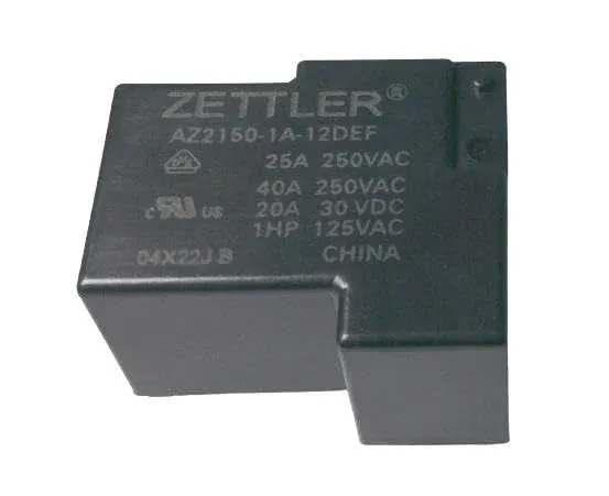 American Zettler AZ2150-1A-12DEF 12VDC 155 OHM 40A SPST-NO THT Power Relay