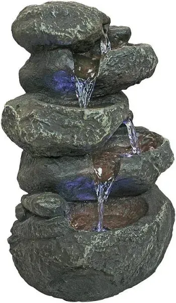 Design Toscano Anchor Falls Cascading Garden Fountain