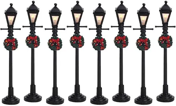 Lemax 64499 Gas Lantern Street Lamp Set of 6 AmagicTree.com