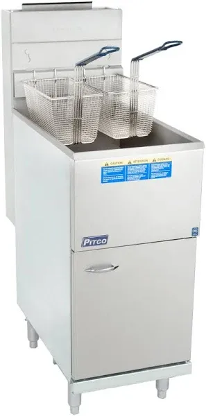 Pitco Commercial Gas Fryer 40 lb Vat 35C+S_