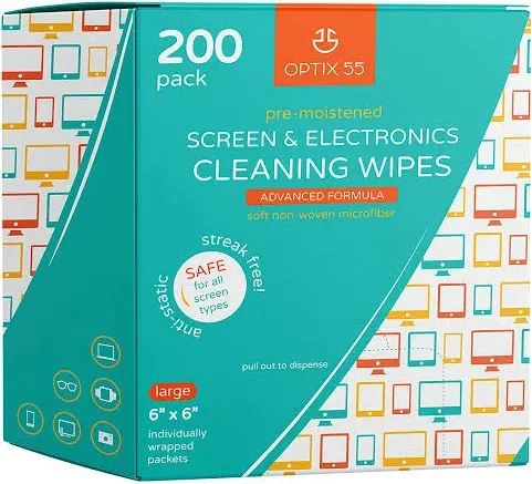 Optix 55 Screen & Electronic Cleaning Wipes