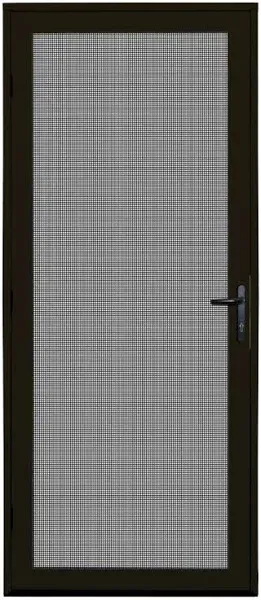 Unique Home Designs 36 in. x 80 in. Bronze Recessed Mount Ultimate Security Screen Door with Meshtec Screen 5V0002EN0BZ00B