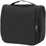 MUJI Black Polyester Hanging Toiletry Case 16x19x6cm