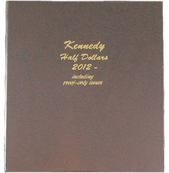 Dansco US Kennedy Half Dollar with Proof Coin Page 2017-2021, 