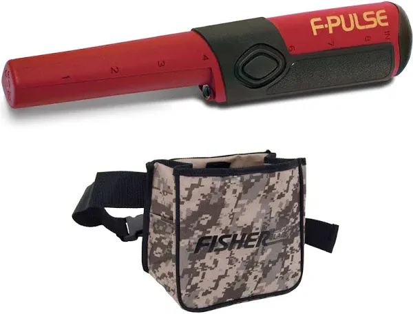 Fisher F-PULSE Waterproof Pinpointer with Belt Holster