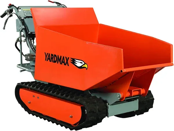 YARDMAX YD8105 Track Barrow with Hydraulic Assist, 1100 lb. Capacity, Briggs CR950, 6.5 hp, 208cc