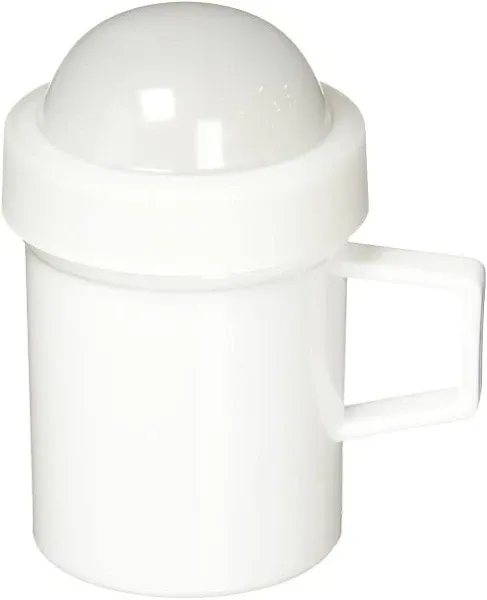 Norpro Multipurpose Sugar Flour Powdered Sugar Shaker Dust Sifter 4.25" Tall New,White