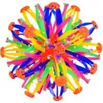 Giggle Zone Expandable Ball Up To 13&#034; Multi Colors Toy For 3 Years Old Plus [D1]