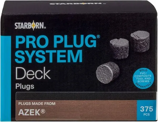 Starborn Industries Pro Plugs for TimberTech Azek Decking