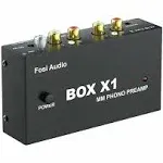 Fosi Audio Box X1 Phono Preamp for MM Turntable Mini Stereo Audio Hi-Fi