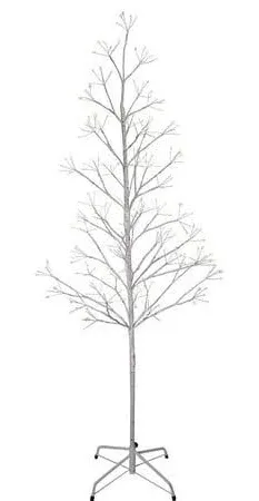 Kurt Adler White Birch Twig Tree with Multi-Color 8-Function Lights