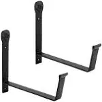 Achla Designs SFB-02 Wall-Mount, 8 inch Flower Window Box Planter Brackets, 8-inch, Black