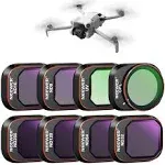 NEEWER Nd & CPL Filter Set Compatible with DJI Mini 4 Pro 8 Pack UV CPL ND8 ND16 ND32 ND64 ND128 ND256 CPL Polarizer Neutral Density Drone