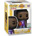 Funko Pop Lebron James #127 Nba Lakers City Edition Original Color Lebron James #127 / Lakers Ce 21 / Jersey Morado