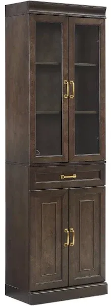 Crosley Stanton Glass Door Kitchen Storage Pantry Cabinet