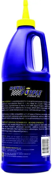 Royal Purple Synchromax Synthetic Manual Transmission Fluid - 1 Quart