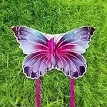 Minuette Butterfly Kite for Kids & Adults, Easy to Fly Gorgeous Kite with Long Tail Includes Kite String and Bag