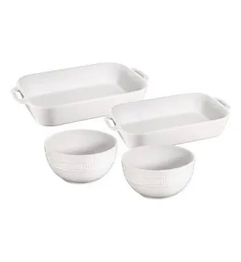 Staub Ceramic 4-Piece Baking Dish Set