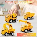 Toys for 1 2 3 4 5 6 Year Old Boys, Kids Toys Truck for Toddler Boys Girls, 5 in 1 Friction Power Construction Toys Car Carrier Vehicle for Age 3-9