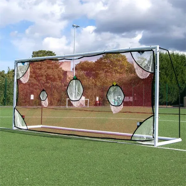 QuickPlay PRO Soccer Goal Target Nets with 7 Scoring Zones – Practice Shooting & Goal Shots | Available in 4 Sizes | Portable Training Equipment | Soccer Goal Frame Not Included.