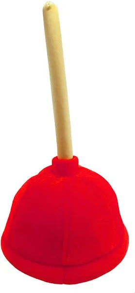 Nicky Bigs Novelties Funny Velvet Toilet Plunger Hat