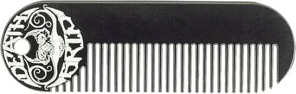 Metal Mustache & Beard Pocket Comb | Death Grip Wax