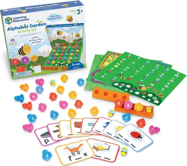 Learning Resources Alphabet Garden Activity Set