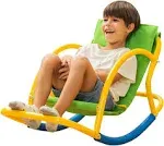 Kids Outdoor Seesaw Chair - Playground Equipment for Home, Backyard, Daycare