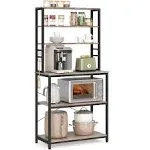 VASAGLE Coffee Bar, 31.5 Inches Baker&#039;s Rack for Kitchen with Storage, 6-Tier...