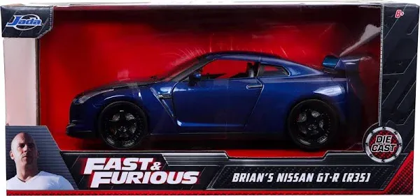 Fast & Furious Brian's 2009 Nissan GT-R 1:24 Scale Hollywood Ride