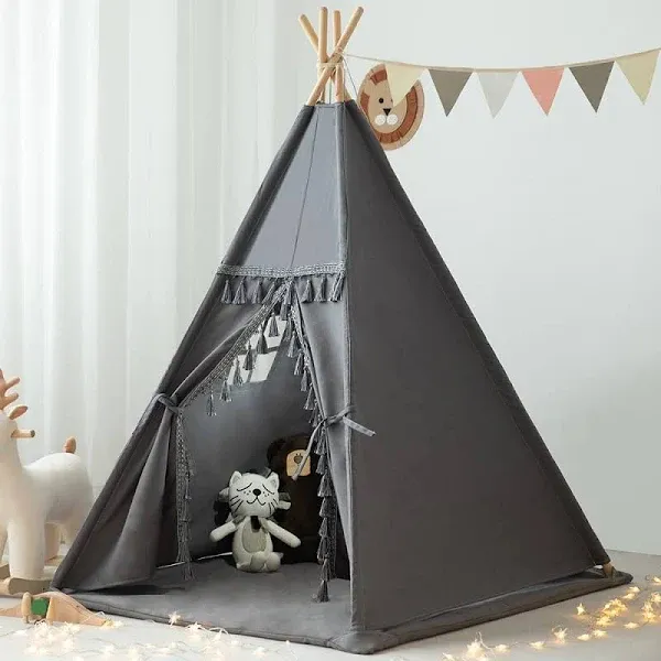 Play Tent Indoor, Quality Teepee Tent for Girls and Boys