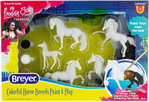 Breyer Colorful Breeds Paint & Play