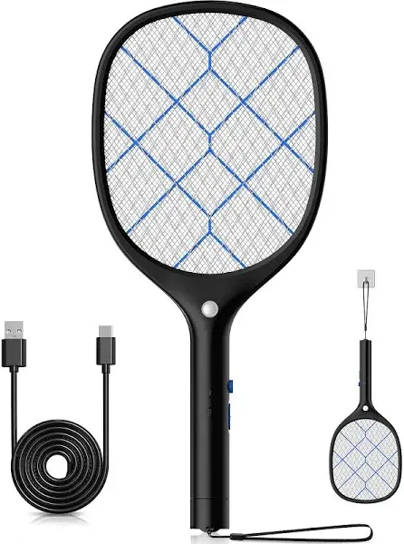 YISSVIC Electric Fly Swatter Bug Zapper Racket