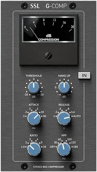 SSL Solid State Logic G Comp Bus Compressor V2 Module for the 500 S...