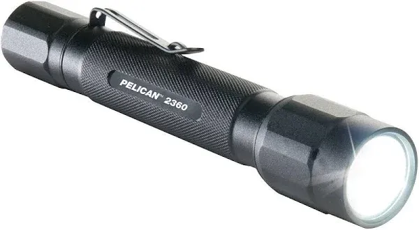 Pelican 2360 023600-0002-110 375 Lumens Tactical Flashlight, Black, 1 Each