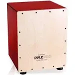 Pyle PCJD15 - Stringed Jam Cajon - Wooden Cajon Percussion Box