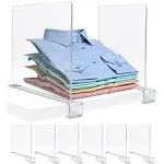 Acrylic Shelf Dividers for Shelves Great Organizer for Clear