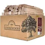 New England Cookwood Toasted Oak 5 inch Universal Cooking Firewood - 14lbs. 1000cuin Premium Kiln Dried Cooking Wood for Grills, Smokers and Ooni, Solo, Bertello Pizza