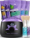 Tress Wellness Waxing Kit Easy to use Hard Wax Beads hair removal Wax Beans for Wax Pot