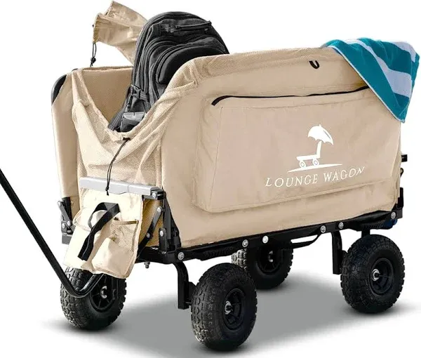 The Lounge Wagon – the Only Wagon That Converts into a 2-Person Chair - 3-In1 Ca