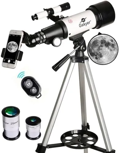 Gskyer PowerSeeker 90mm AZ Using German Technology Refractor Telescope