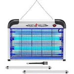 Fly Trap Indoor Bug Zapper 2800V Powerful Flying Insect Mosquito Killer w/ 20...