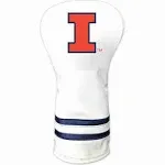 Team Golf Illinois DR/FW Headcovers - Black Square Golf