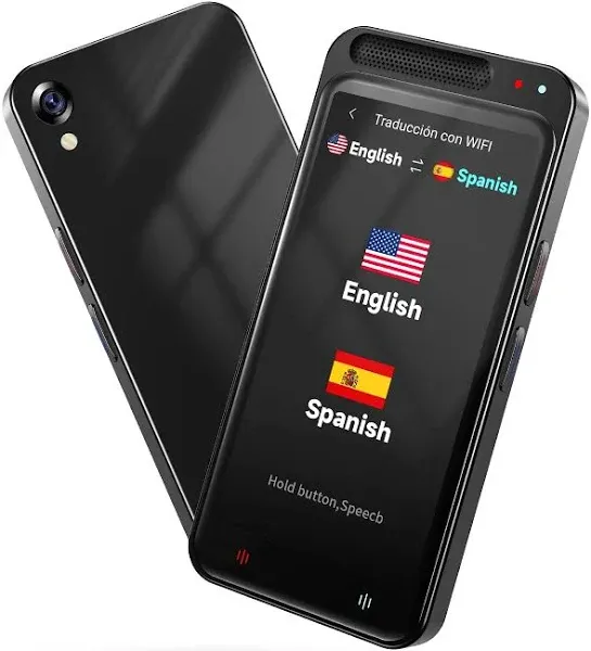 Language Translator Device, 138+ Languages Translation in Real Time for Voice/Text/Photo Portable Smart Voice Translator Device Offline Online Translation Suitable for Business Learning Travel