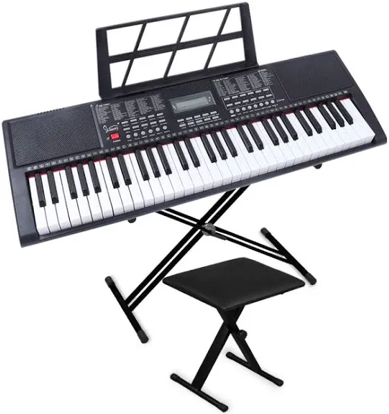 Glarry 61-Key Portable Electronic Piano Keyboard